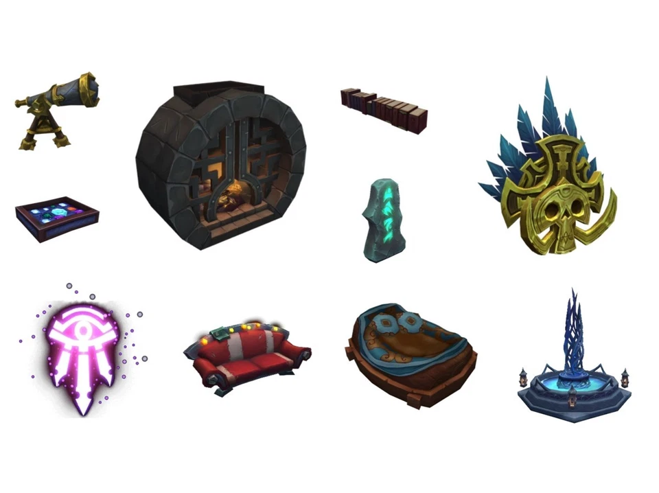 World of Warcraft (WoW) Retail Housing Decor (L-Z)