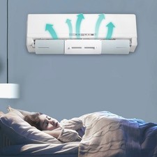 Adjustable Air Conditioner Deflector Anti-direct Blowing For Household White Use