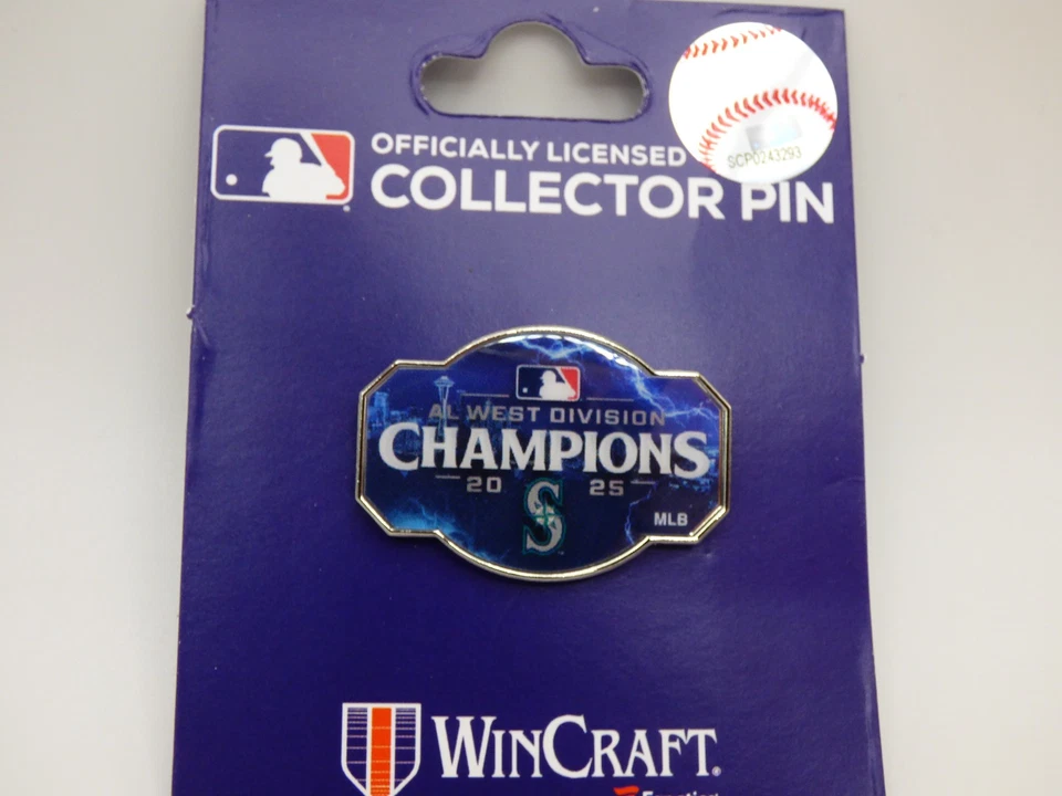 Seattle Mariners - 2025 - AL West Division Champions - Collector Pin - Image 3 of 4