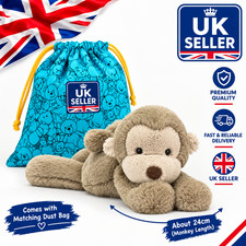2026 Jellycat Smudge Monkey Medium 34CM BNWT & Dust Bag UK HOT SALE