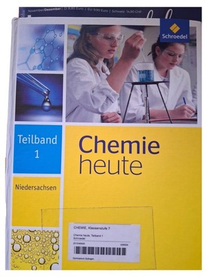 Schroedel Chemie Heute Niedersachsen Teilband 1 Fachbuch Taschenbuch Deutsch