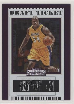 2019 Contenders Draft Picks Variation Ticket 55/99 Shaquille O'Neal #47 HOF 7y2