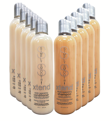 #ad #ad Simply Smooth Xtend Keratin Replenishing Shampoo amp; Conditioner 8.5 Oz Pack of 10 $90.00