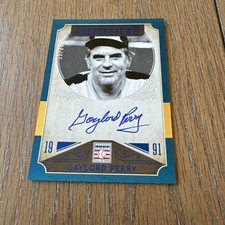 2015 Panini Cooperstown Blue #19 Gaylord Perry AUTOGRAPH Padres /25  Auto #d 15