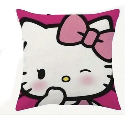 Hello Kitty Adorable Throw Pillow Cover Home Decor 18 