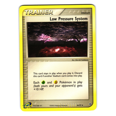 #ad LOW PRESSURE SYSTEM 86 97 EX DRAGON POKEMON TCG $4.46