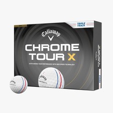 3 Dozen CALLAWAY CHROME TOUR X TRIPLE TRACK golf balls NEW 