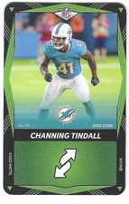 Channing Tindall 2025 UNO Elite Core Edition - Green #174 Miami Dolphins