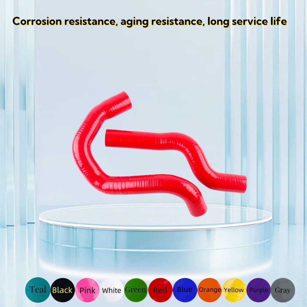 Black Silicone Radiator Hose Kit For 1968-1979 Ford F100, F150, F250 & Bronco - 3-Ply, High Pressure