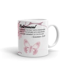 Retirement Remember The Past Coffee Tea Ceramic Mug Office Work Cup Gift