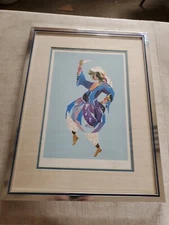 1976 Judith Yellin Serigraph Paper Print Israel Screen Print Silkscreen Signed #