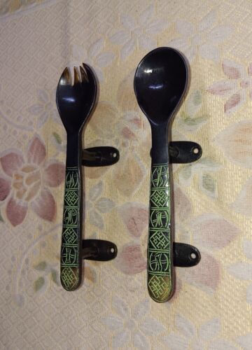 Spoon and Fork Design Door Handle Brass Utensils Restaurant Door Pull Dec CA031 - 第 7/10 張圖片