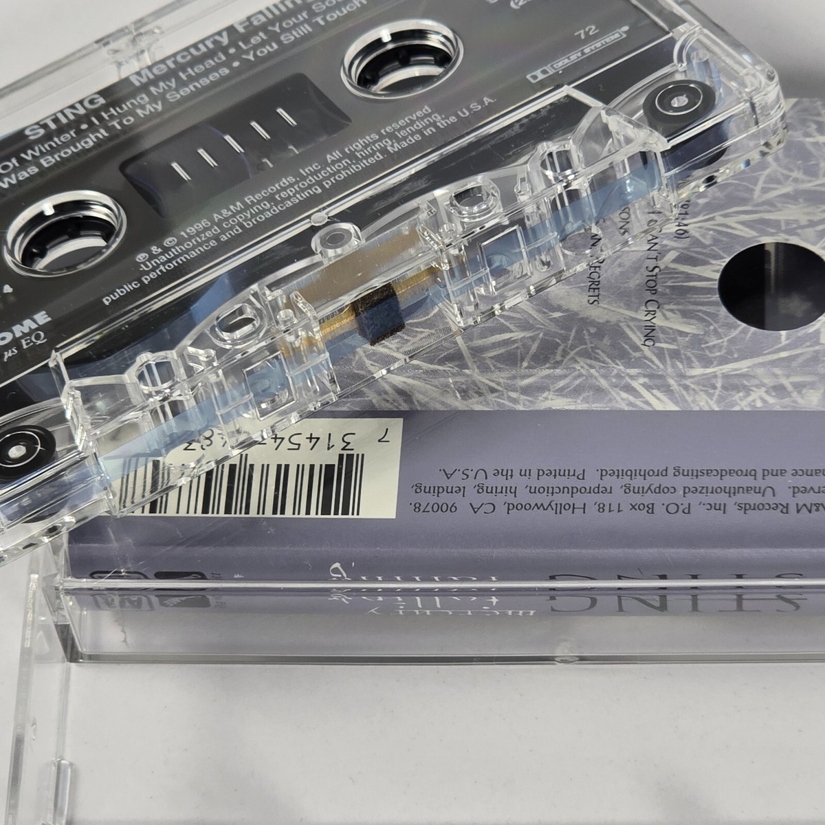 Sting - Mercury Falling Cassette 1996 MINT | eBay