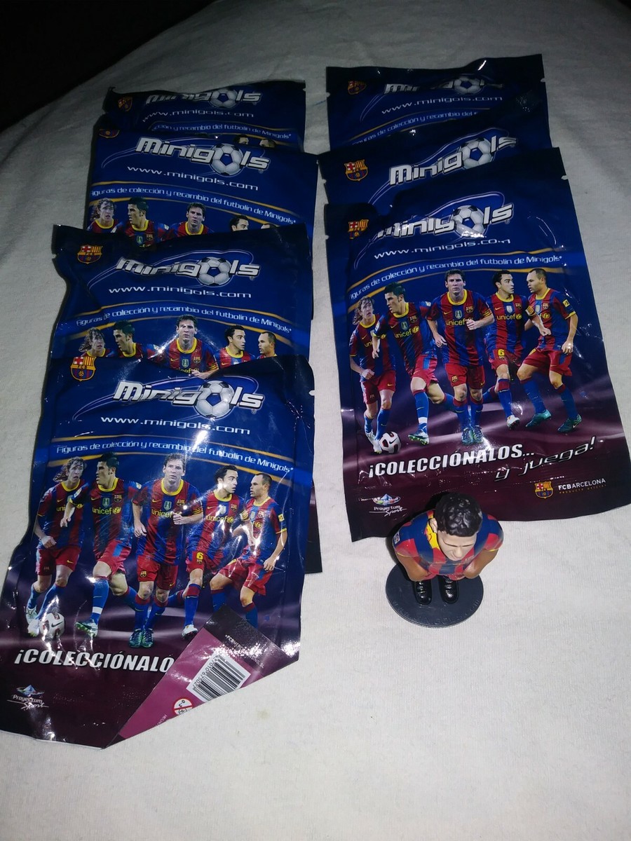 8 Minigoals Soccer Figures FCBarcelona 3.5in 1 Open 7 Sealed Dani