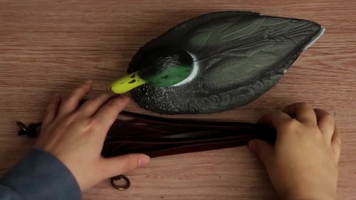 Hunting Leather 12 Loop Duck Carrier Strap Birds Hanger Game Pigeon Holder Sling - Video 1 of 1