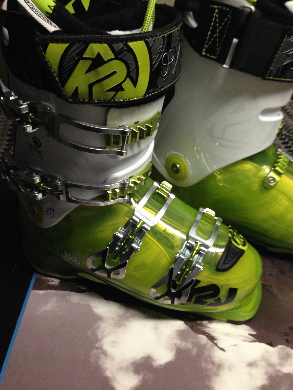 100mm last ski boot