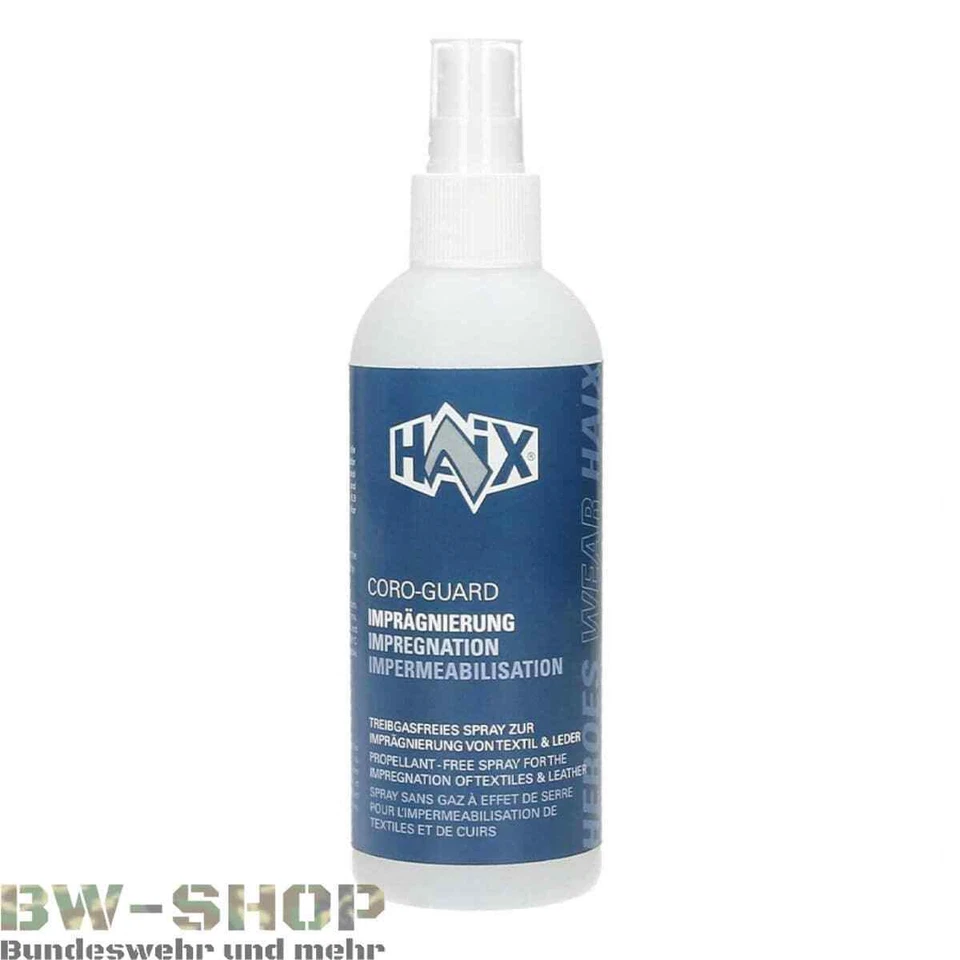 HAIX IMPRÄGNIERSPRAY 200ml BW IMPRÄGNIERUNG FÜR TEXTILIEN & STIEFEL NÄSSESCHUTZ