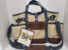 Picnic Time Wine Country Tote, Wine and Cheese Tote w/Cutting Board & Tools, NEW