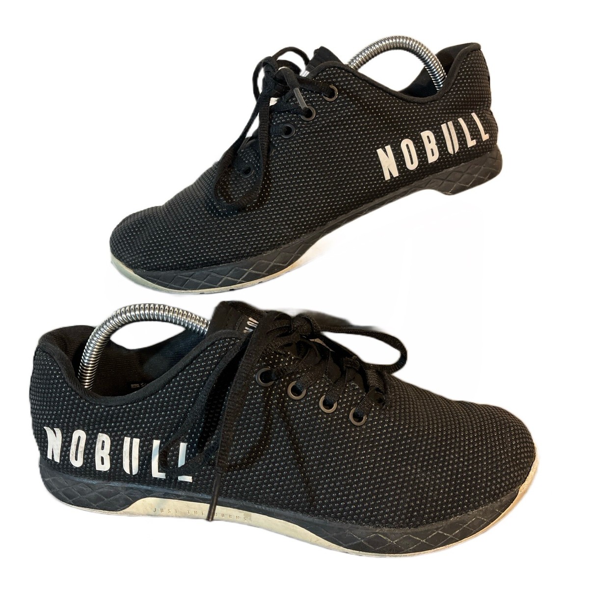 No Bull Superfabric Trainer Athletic Shoes Black White M 9 W 7 Unisex Sneakers NOBULL SuperFabric Trainers Low Top Unisex Men main image 4
