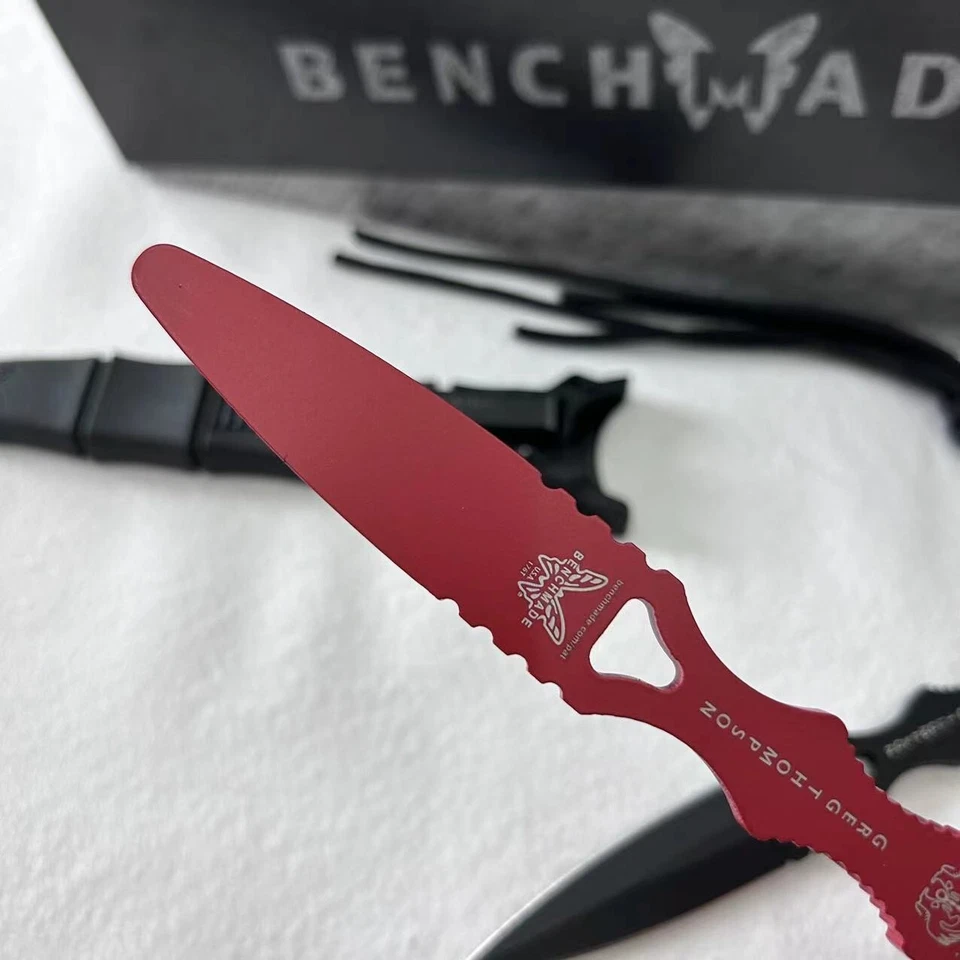 Benchmade SOCP 176BK-COMBO Trainer Knife Set with Black Sheath Fixed Blade Knife - Image 4 of 4