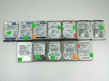 Lote de 11 - 500GB -1TB SATA Disco Duro 2.5" WDC Seagate Hitachi Toshiba (Probado)