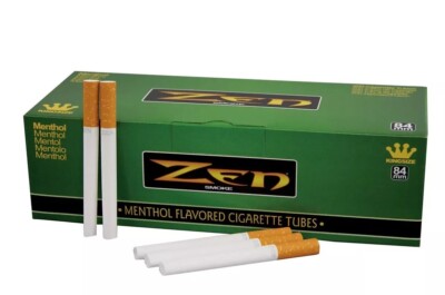 ZEN Menthol King Size Cigarette Tubes RYO 200ct Box (5-Boxes) - Free Shipping!