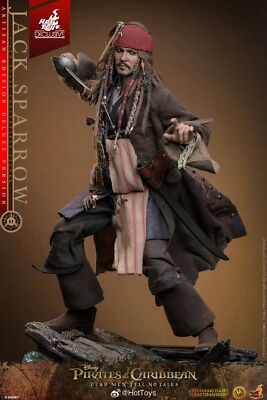 In Stock New Hot Toys DX39AE Pirates Caribbean 5 Jack Sparrow