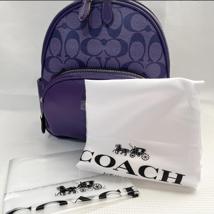 COACH C8604 Mini Court Backpack In Signature Leather sports COACH C8604 Mini Court Backpack In Signature Leather sports