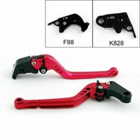Lang Brems Kupplungshebel FüR Kawasaki ZX10R 06-14 ZX6R Z1000 07-14 Red F2
