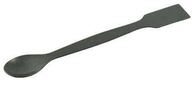 6PK Spatula, 6'' - Scoop & Flat End - Teflon Coated Stainless Steel - Eisco Labs