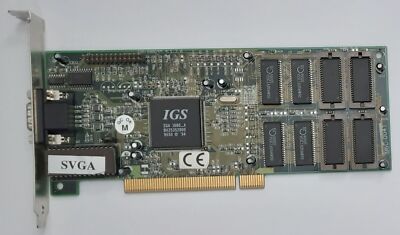 Shuttle HOT-137 PCI Graphics Card (IGS IGA 1680-A, 4MB, Retro, 1996)