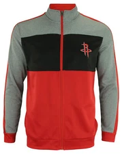 OuterStuff NBA Youth Houston Rockets Performance Full Zip Stripe Jacket