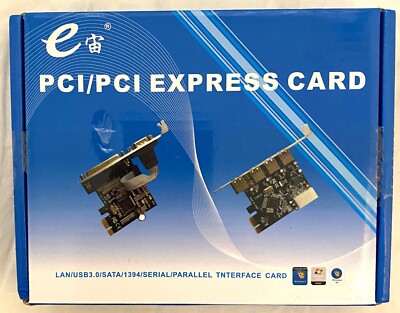 PCI/PCI Express Card LAN/USB 3.0/1394/Serial/Parallel Interface Card Vista XP