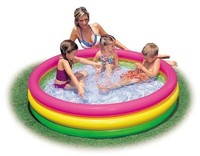 Intex 3-Ring Baby Pool Sunset Glow Planschbecken Spielpool Babypool 114 X 25 Cm