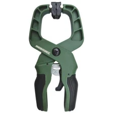 1-3/8" Jaw Ratcheting Hand Clamp Ergonomic Handle, Soft-touch Non-marring Pads