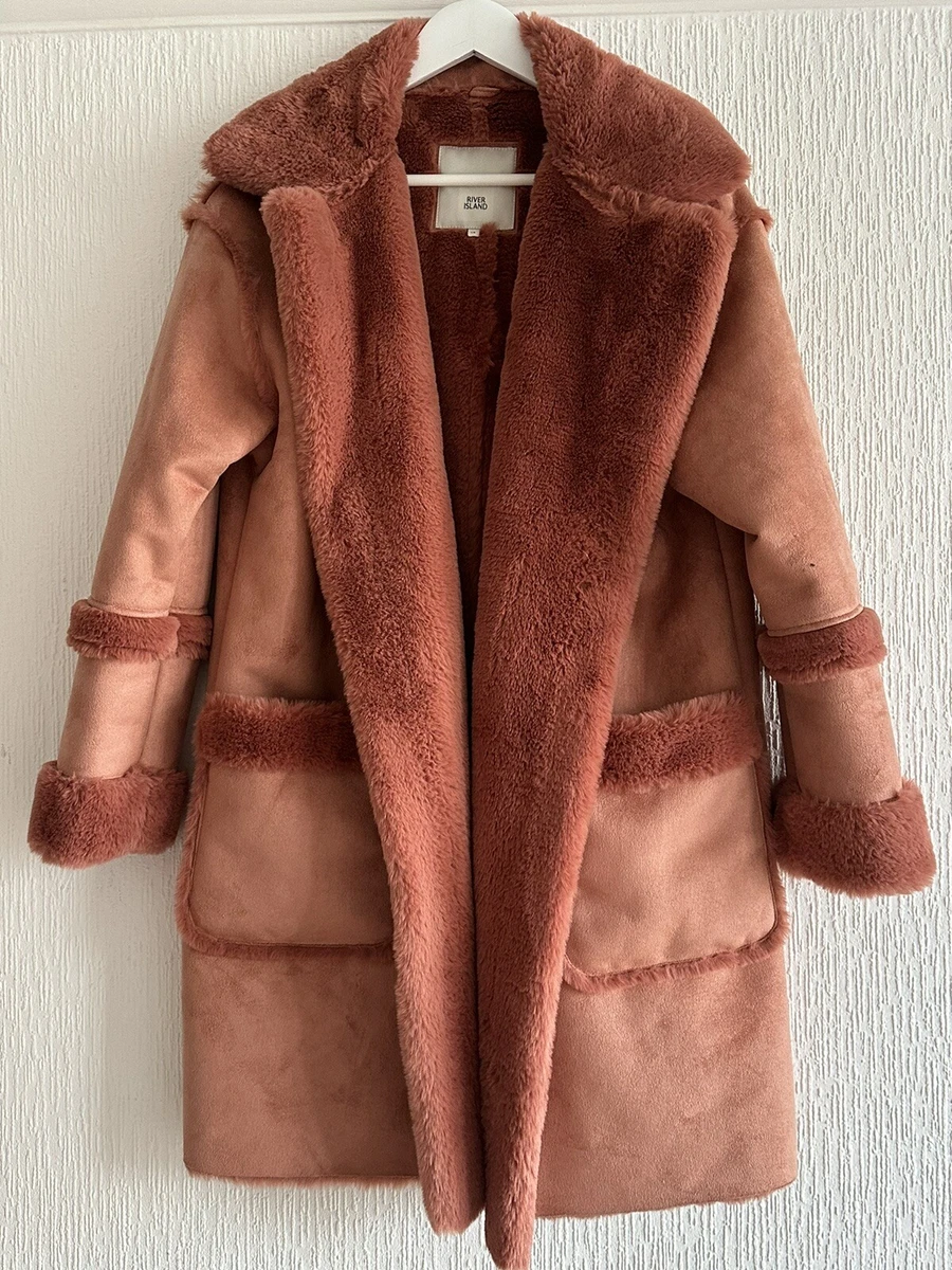 Faux fur clearance and suede coat