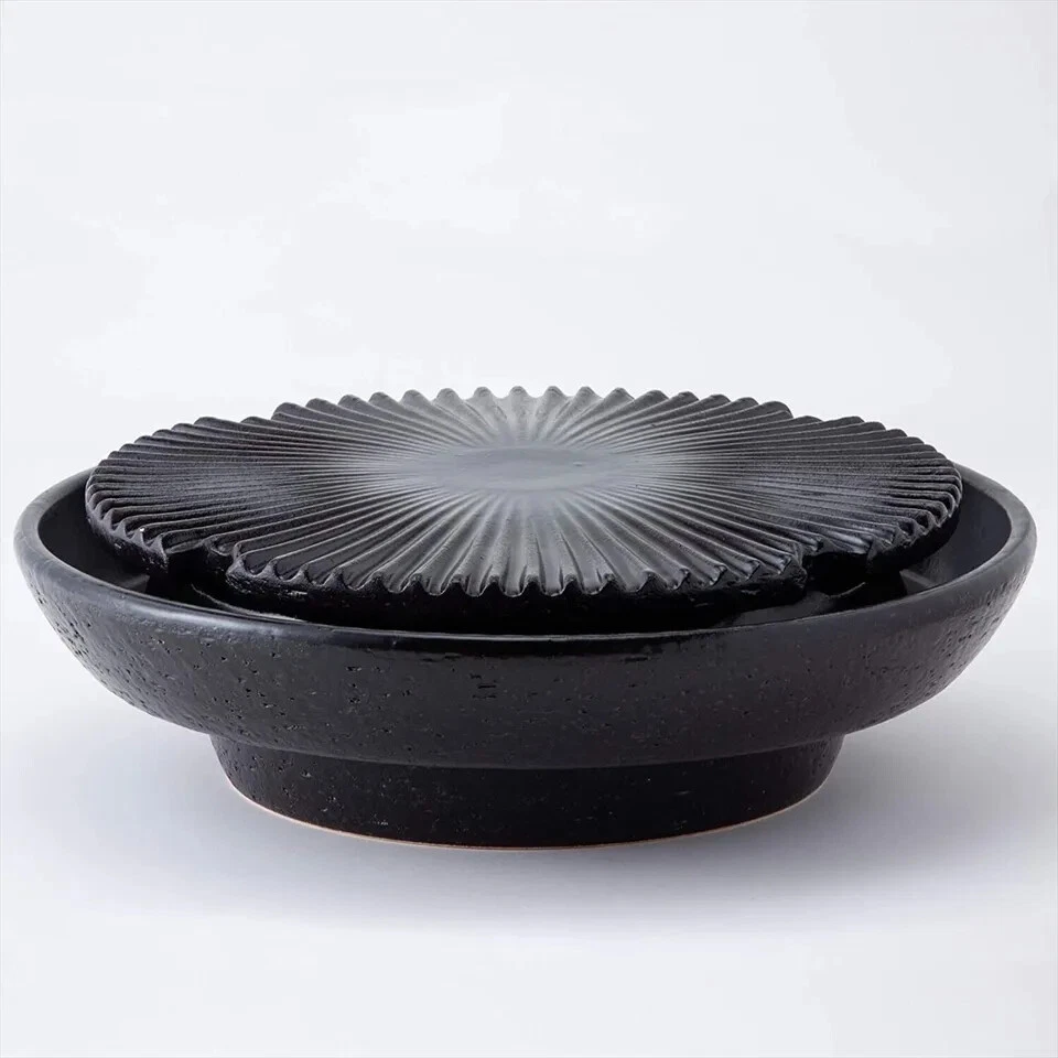 Nagatanien YAKI YAKI SAN GRILL PAN L ND-18 Iga Mono 32 x 32 x 10.5cm From Japan