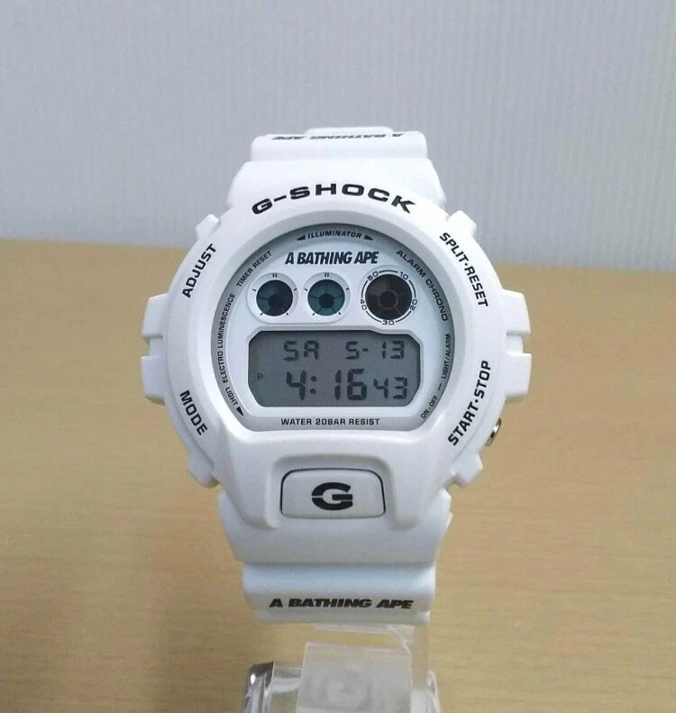 Casio G-SHOCK x A Bathing Ape Collaboration digital watch DW