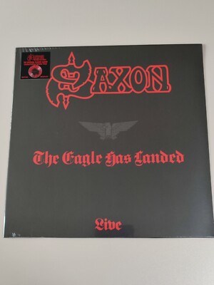 SAXON - The Eagle has landet LIVE (limited Edition Splatter Vinyl LP), NEU/OVP