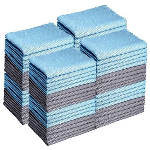 40 Pack Cleaning Cloth Reusable Kitchen Towels Fish Scale Microfiber Polishing