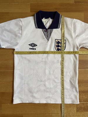 ENGLAND 1990 1992 HOME FOOTBALL SHIRT SOCCER JERSEY UMBRO sz L