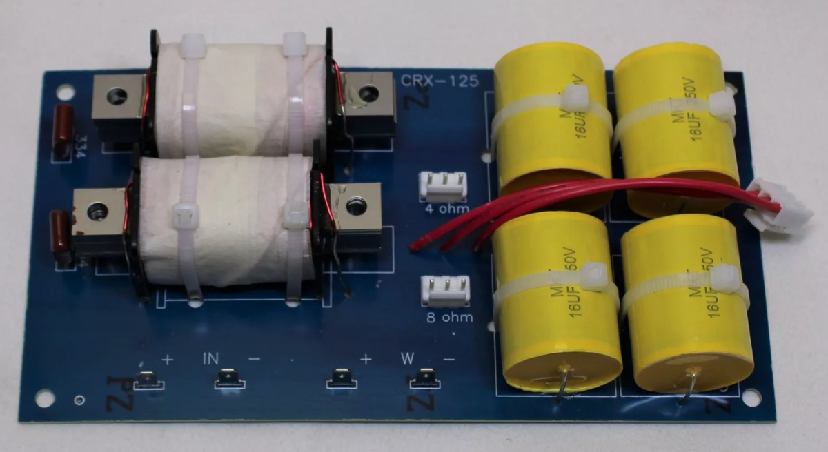 Single Passive - LOW Pass - Crossover - 1000 Watts, 8 Ohm, 125Hz