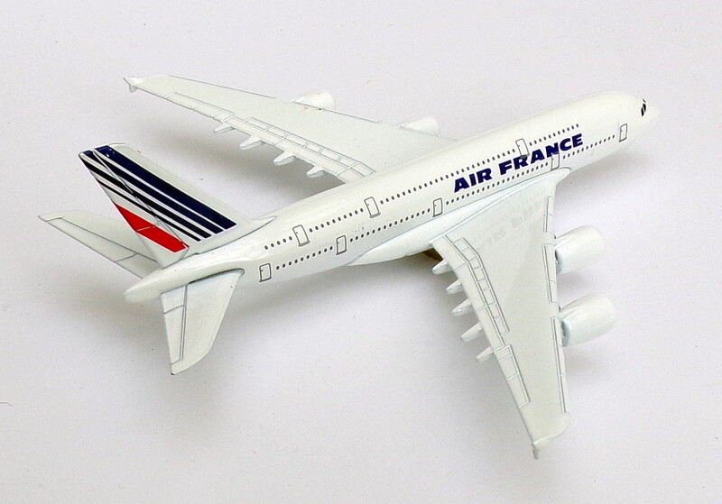 ◢Air　France／Airbus／a380新品ダイキャストModel Passenger Plane Model 15cm Wingspan PPM07 - Airbus A380 - Air