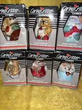 vintage ornaments Lot Christmas Jasco Caring Critters Chimer Porcelain chimer