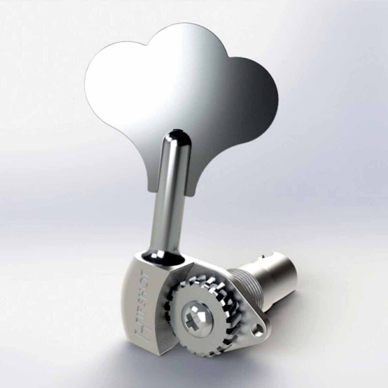 Mécaniques de précision Hipshot Licensed Ultralight 1/2 CloverKey Chrome 20655KC