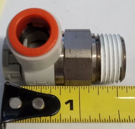 SMC AS3201F-N03-11SA 3/8"x3/8" push-to-connect speed controller **5-pack** - Image 3 of 3