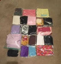 Mixed Lot of 5++ Pounds Sewing Material Scrap Cutter Fabric for Crafts Quilting