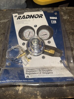#ad #ad Radnor By Harris Model 25 100 Max Inlet 3000 PSIG CGA E4 Oxygen Regulator $101.24