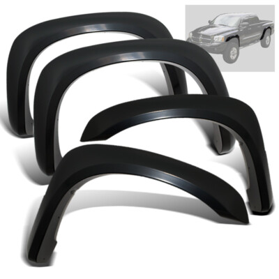 For 05-11 Dodge Dakota Fleetside/Styleside (64.9'' Bed) Stock Style Fender Flares