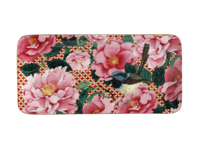 Maxwell & Williams HV0173 Platte 25 x 12 cm SILK ROAD Rot, Porzellan, in Gesc...